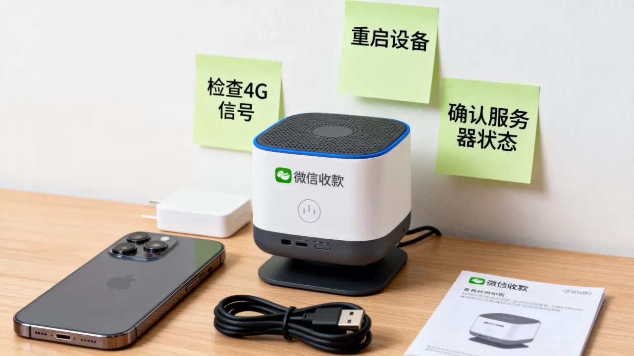 4G微信音响服务器断开咋解决,微信收款音响连不上服务器咋办? 4G微信音响服务器断开咋解决,微信收款音响连不上服务器咋办?