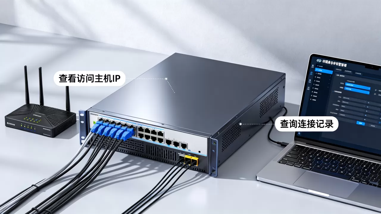局域网服务器怎么看访问主机IP?,怎么查连接记录? 局域网服务器怎么看访问主机IP?,怎么查连接记录?