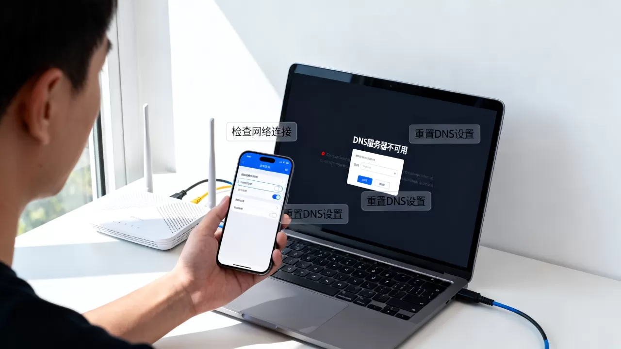 电脑DNS服务器不可用是怎么回事,怎么解决? 电脑DNS服务器不可用是怎么回事,怎么解决?