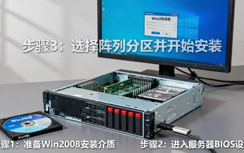阵列服务器如何安装Win2008系统，具体操作步骤？