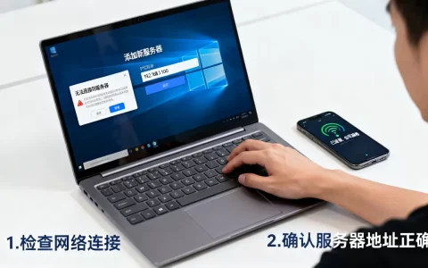Win10添加新服务器为什么失败，怎么解决？