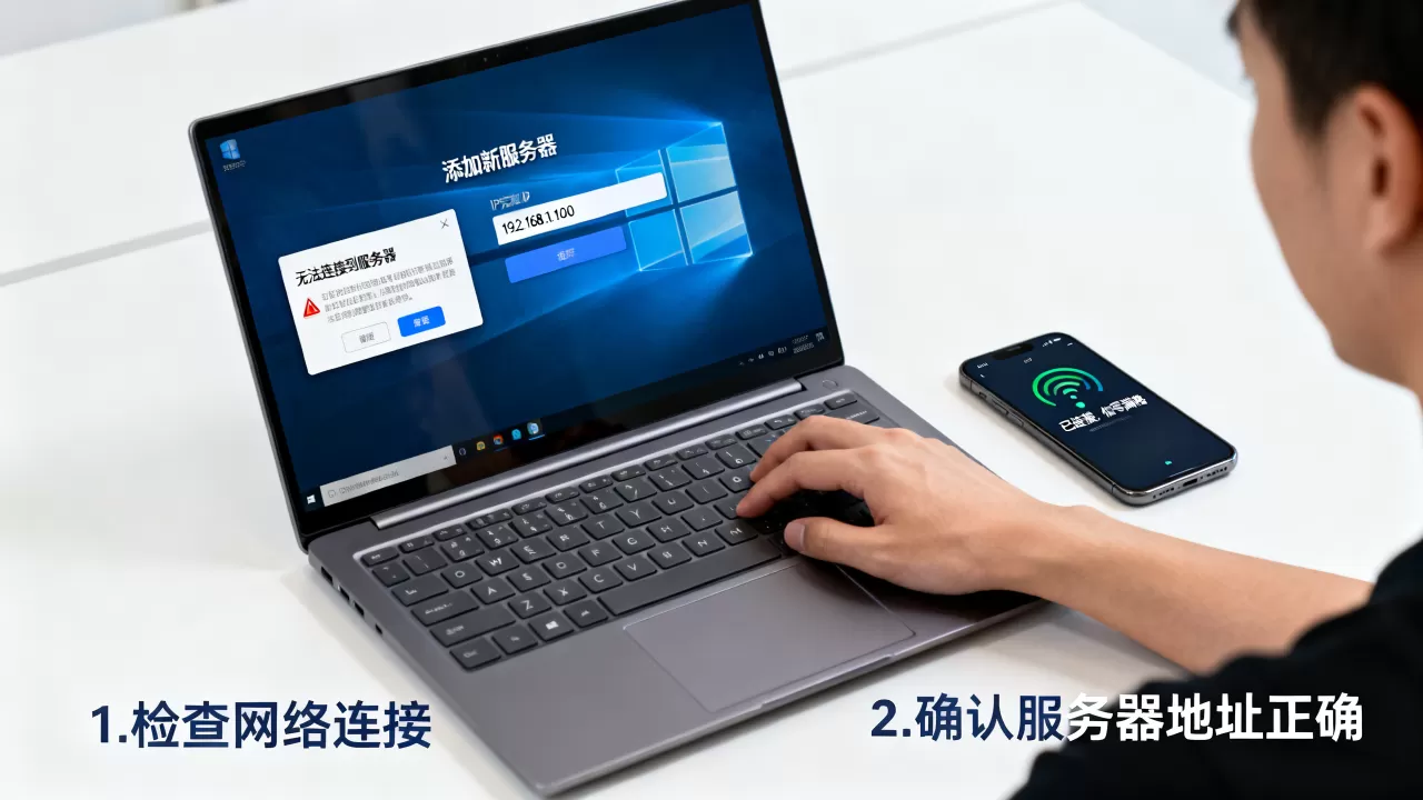 Win10添加新服务器为什么失败,怎么解决? Win10添加新服务器为什么失败,怎么解决?