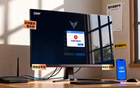 dnf登录进去连接服务器失败怎么办，什么原因？