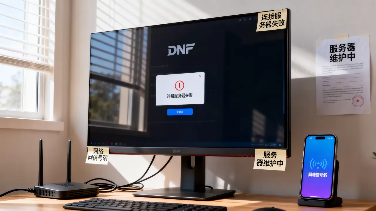 dnf登录进去连接服务器失败怎么办,什么原因? dnf登录进去连接服务器失败怎么办,什么原因?