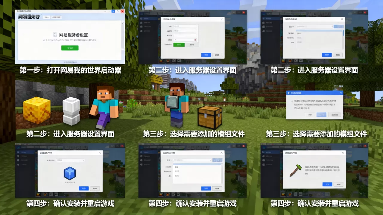 我的世界网易服务器怎么加模组,具体步骤是什么。 我的世界网易服务器怎么加模组,具体步骤是什么。