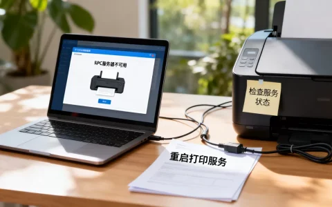 打印错误rpc服务器不可用是什么原因造成的，怎么解决