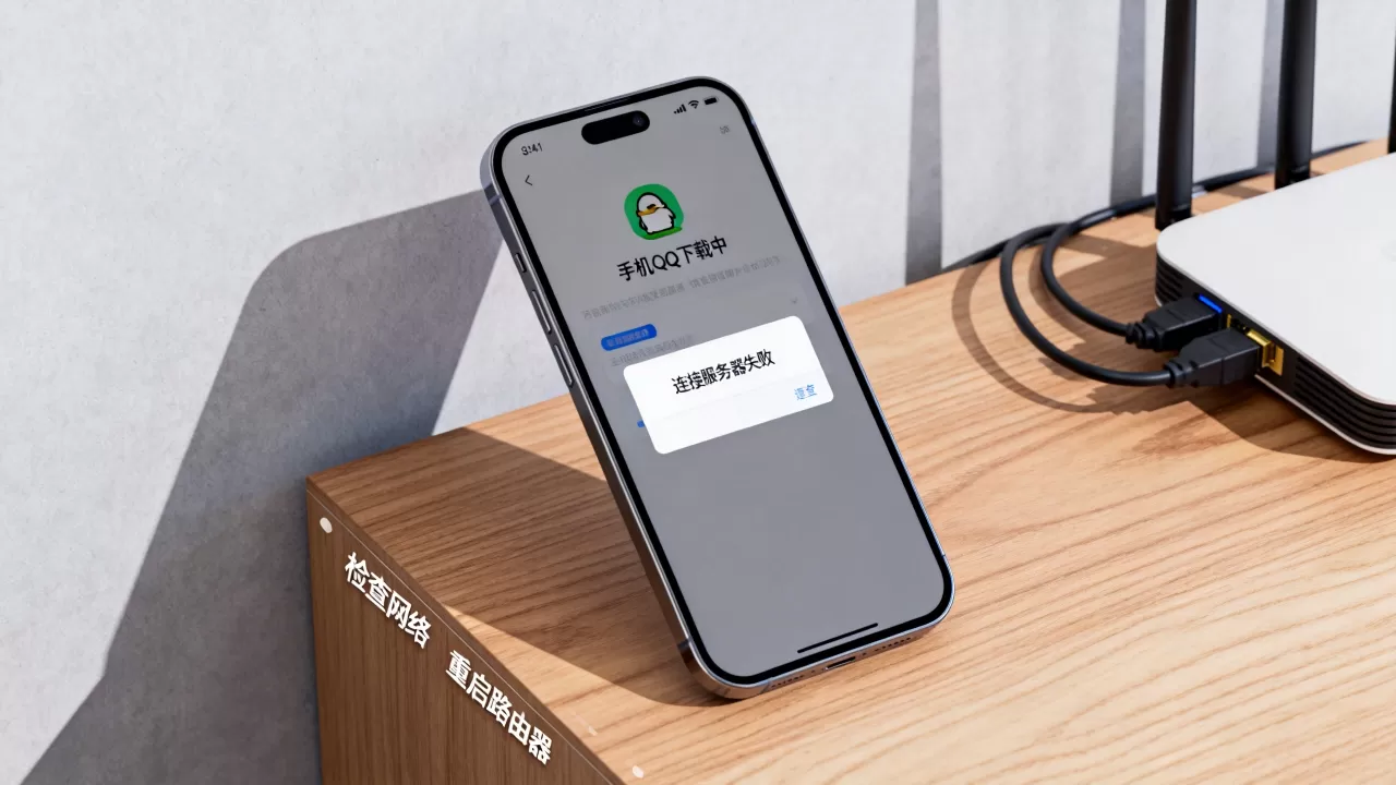 手机QQ下载为什么总是连接服务器失败,怎么解决? 手机QQ下载为什么总是连接服务器失败,怎么解决?