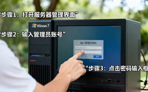 win7服务器管理员密码怎么打开，步骤是什么？