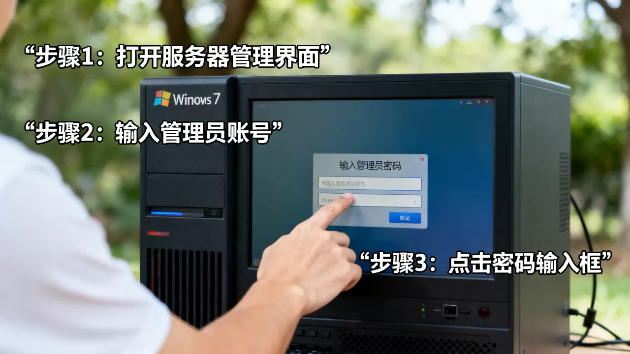 win7服务器管理员密码怎么打开,步骤是什么? win7服务器管理员密码怎么打开,步骤是什么?