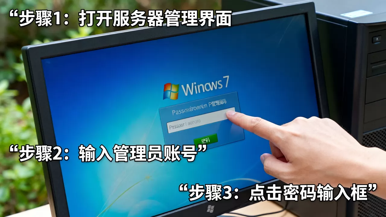 win7服务器管理员密码怎么打开,步骤是什么? win7服务器管理员密码怎么打开,步骤是什么?