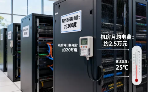 服务器一天耗电多少度电费，机房电费成本怎么算？