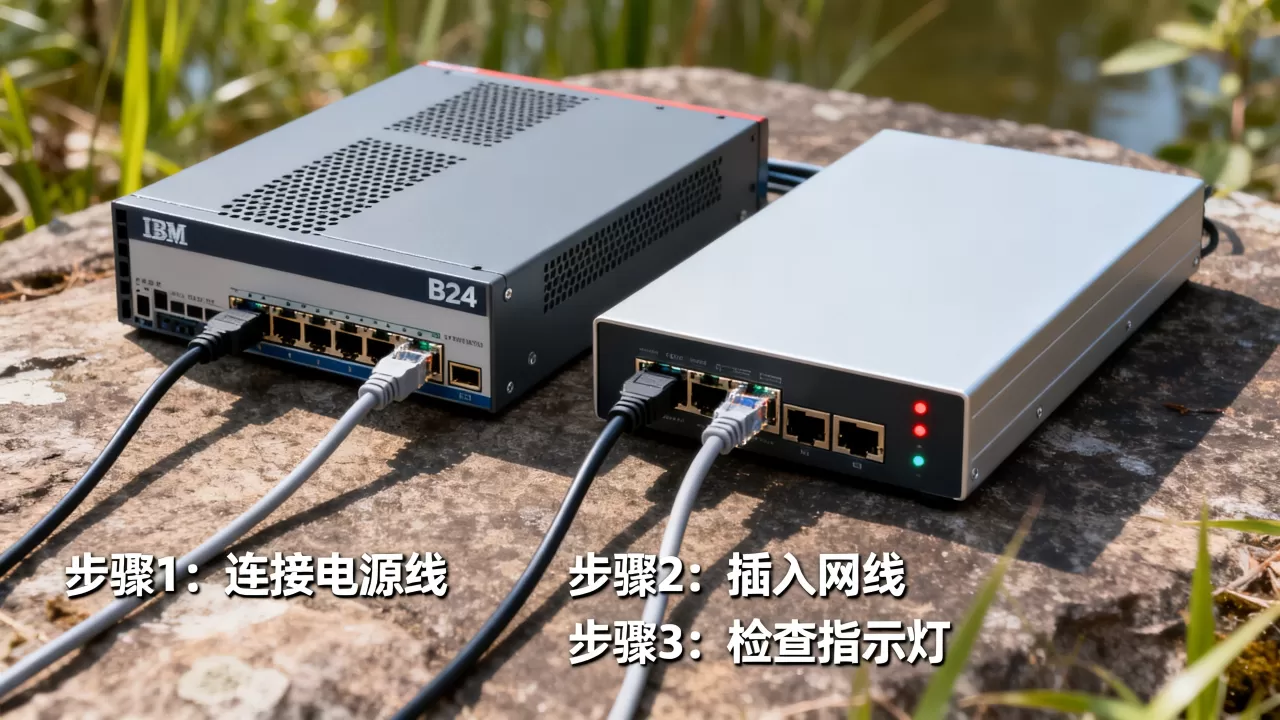 IBM B24交换机怎么连接服务器,配置步骤有哪些? IBM B24交换机怎么连接服务器,配置步骤有哪些?