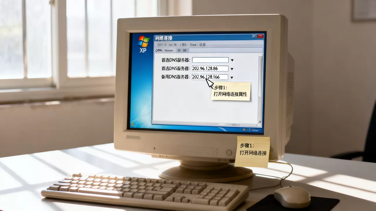 xp系统dns的服务器地址到底是多少,怎么设置? xp系统dns的服务器地址到底是多少,怎么设置?