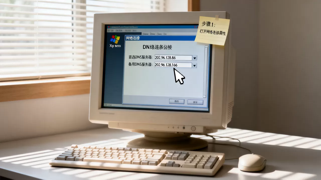 xp系统dns的服务器地址到底是多少,怎么设置? xp系统dns的服务器地址到底是多少,怎么设置?