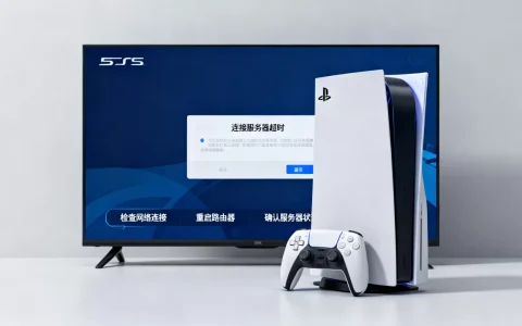 PS5与服务器连接超时怎么办，原因及解决方法？