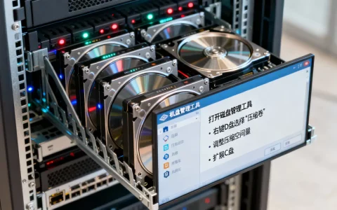 服务器怎么把D盘的空间分给C盘，如何操作？