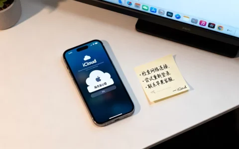 为什么icloud登陆时提示服务器出错，怎么办