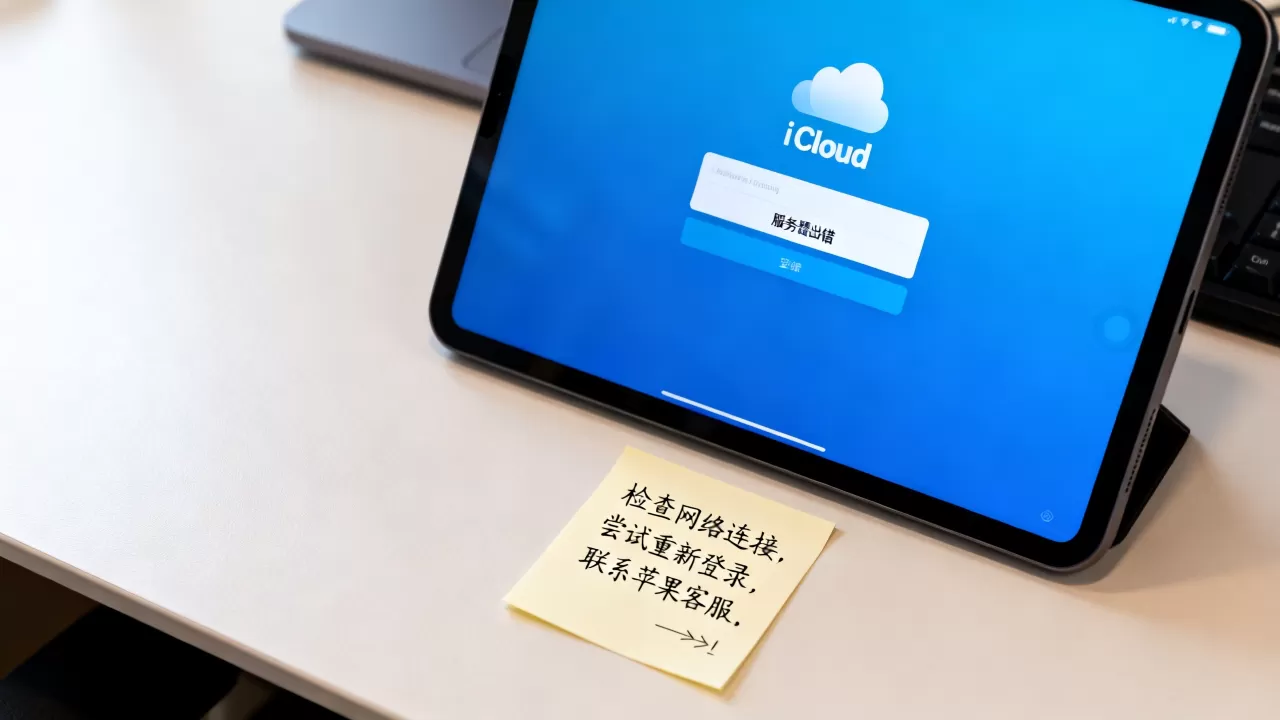 为什么icloud登陆时提示服务器出错,怎么办 为什么icloud登陆时提示服务器出错,怎么办