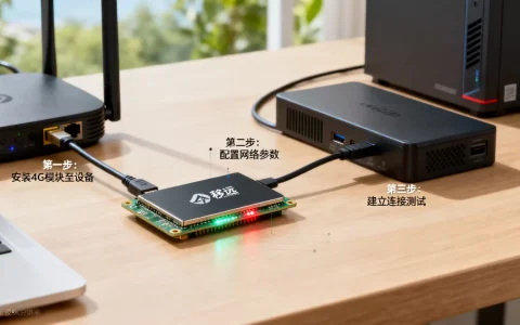 移远4G模块如何连接客户服务器，连接方法与配置步骤是什么？