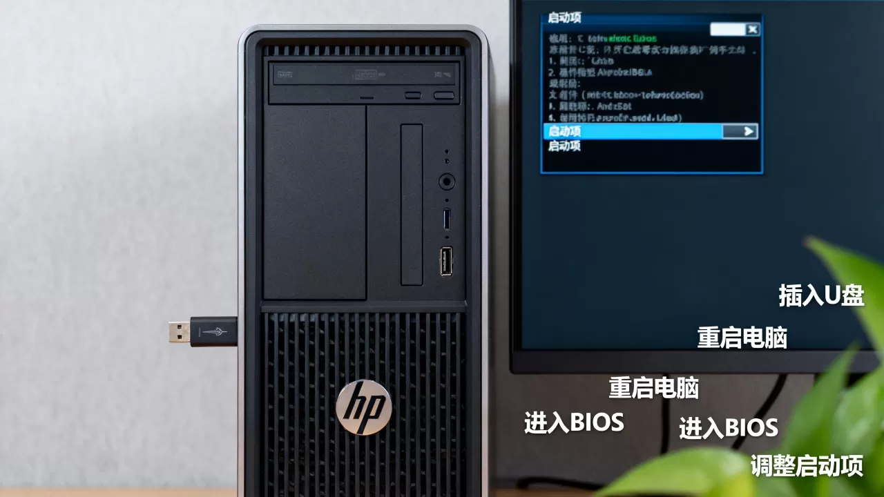 惠普台式机服务器U盘引导怎么设置?bios启动项怎么调整 惠普台式机服务器U盘引导怎么设置?bios启动项怎么调整