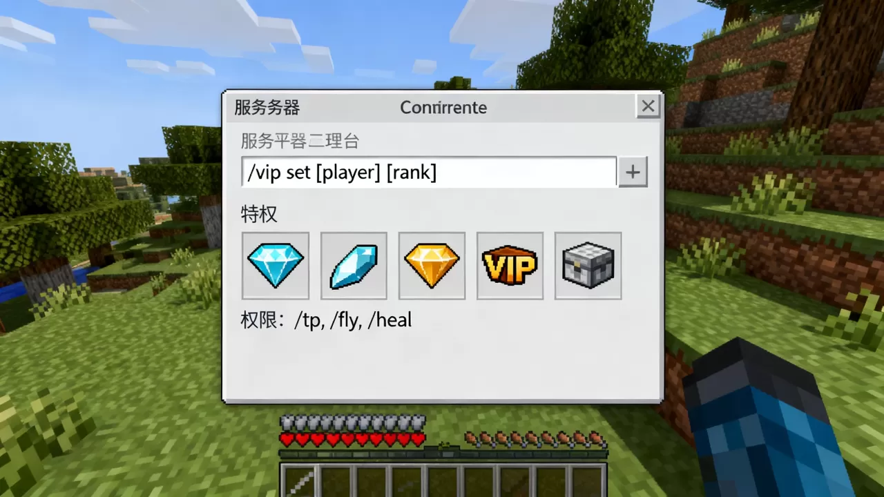我的世界服务器VIP系统指令怎么用,VIP怎么设置权限? 我的世界服务器VIP系统指令怎么用,VIP怎么设置权限?