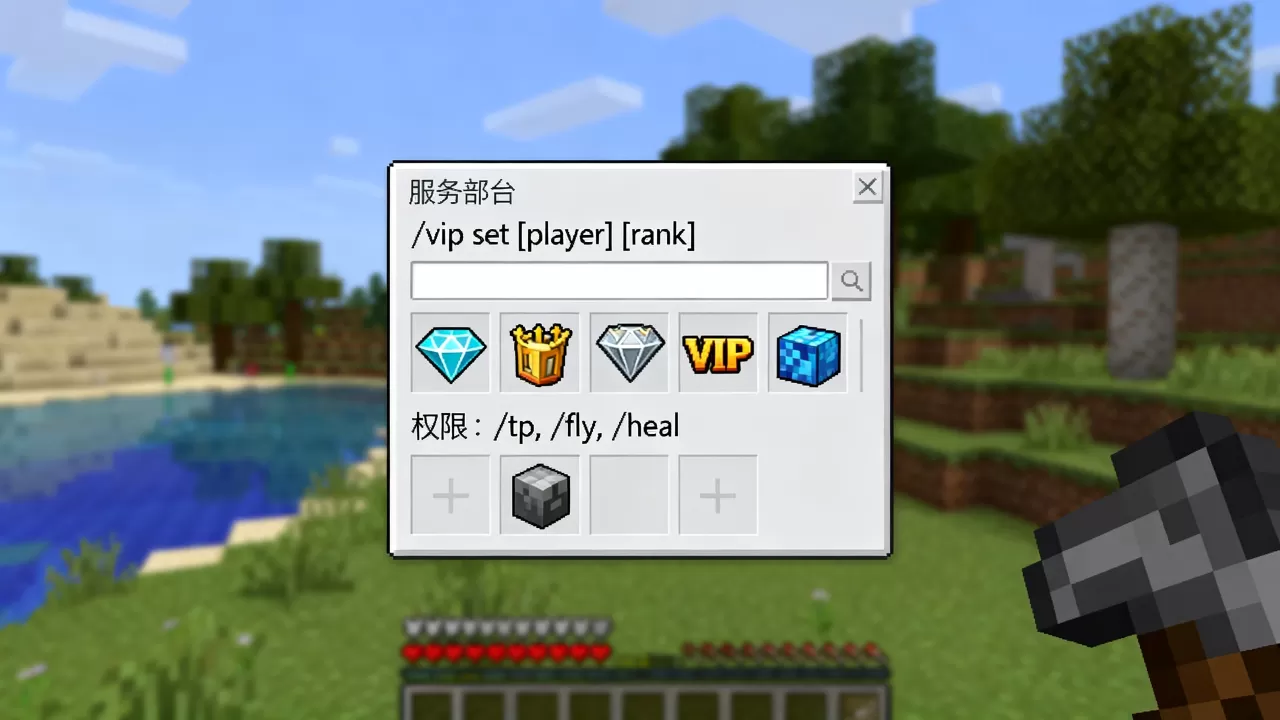 我的世界服务器VIP系统指令怎么用,VIP怎么设置权限? 我的世界服务器VIP系统指令怎么用,VIP怎么设置权限?