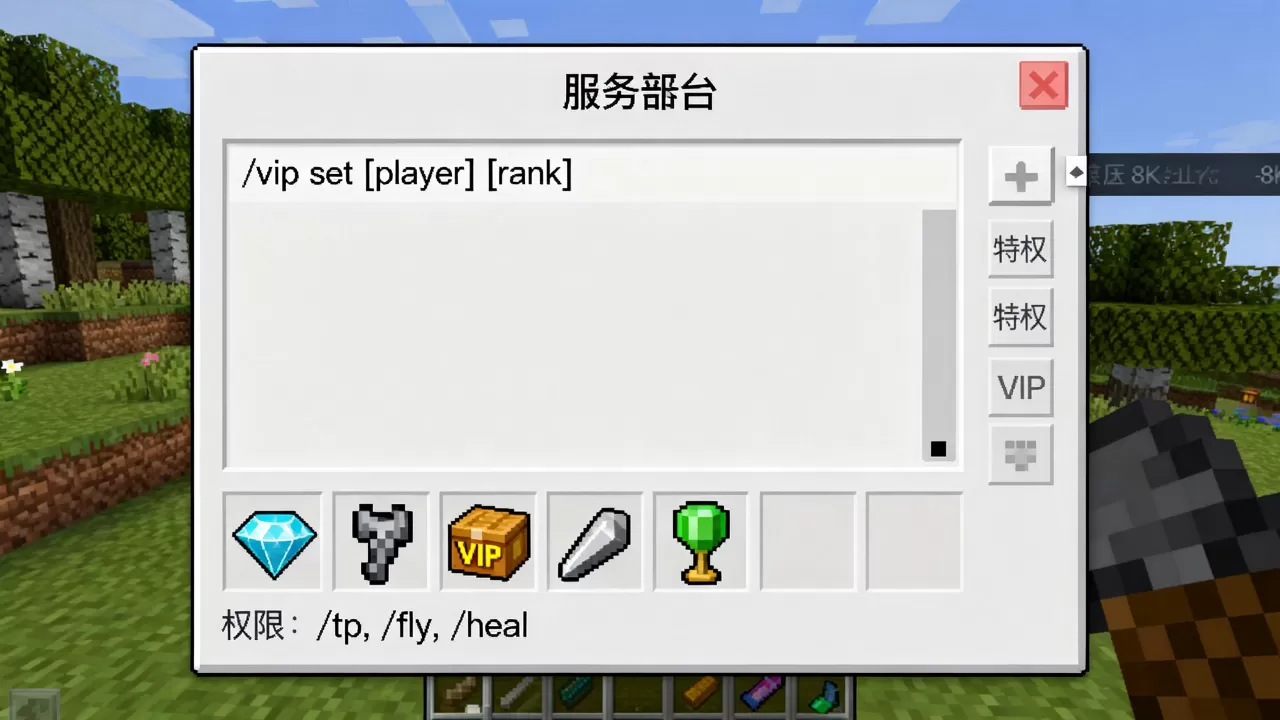 我的世界服务器VIP系统指令怎么用,VIP怎么设置权限? 我的世界服务器VIP系统指令怎么用,VIP怎么设置权限?