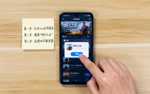 vivo手机怎么下载明日之后四字服务器，什么是四字服务器？