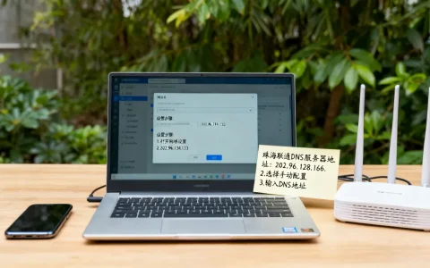 珠海联通dns服务器地址是多少？，怎么设置