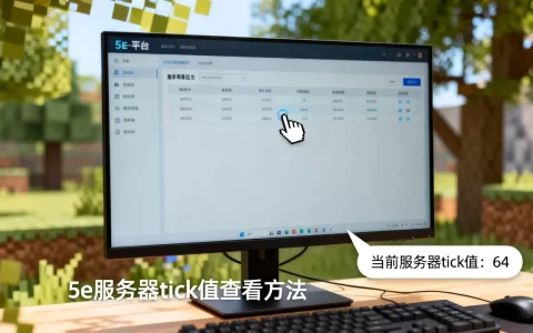 5e服务器到底是多少tick，5e平台tick值怎么查看？