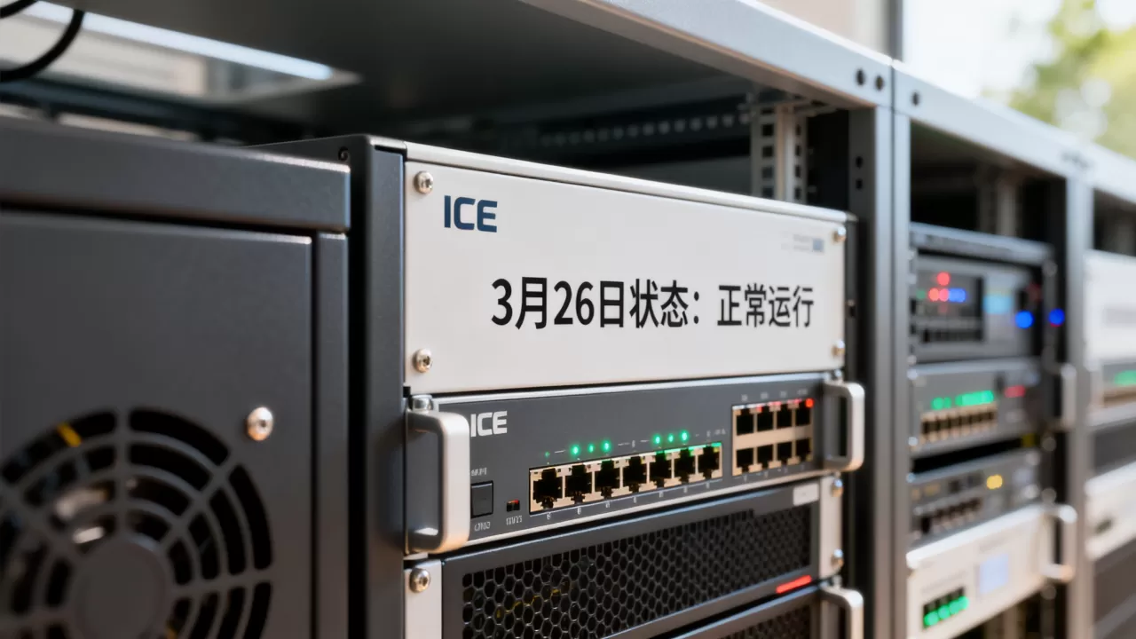 ICE服务器3月26日到底怎么样了,现在恢复正常了吗? ICE服务器3月26日到底怎么样了,现在恢复正常了吗?