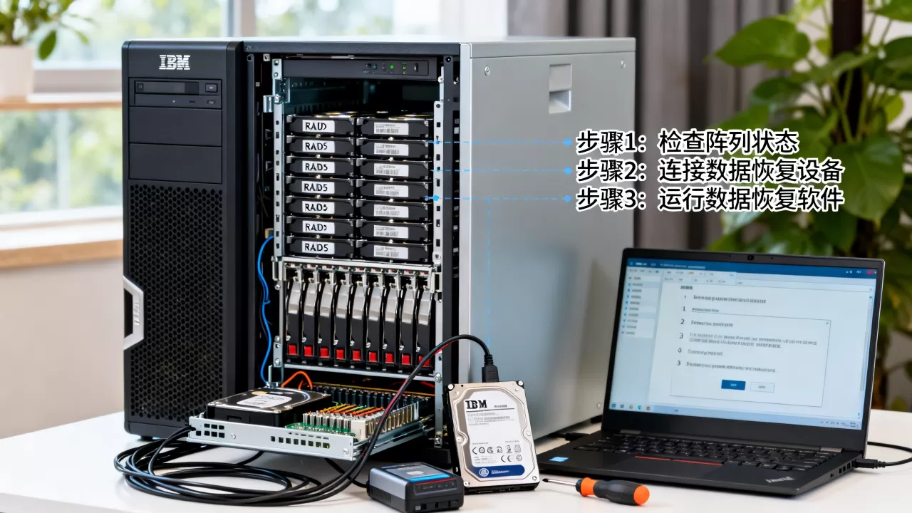 IBM服务器RAID5磁盘阵列怎么读出,数据恢复步骤详解? IBM服务器RAID5磁盘阵列怎么读出,数据恢复步骤详解?