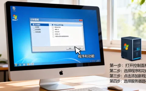 win7怎么才能将程序添加到服务器，操作步骤是什么？