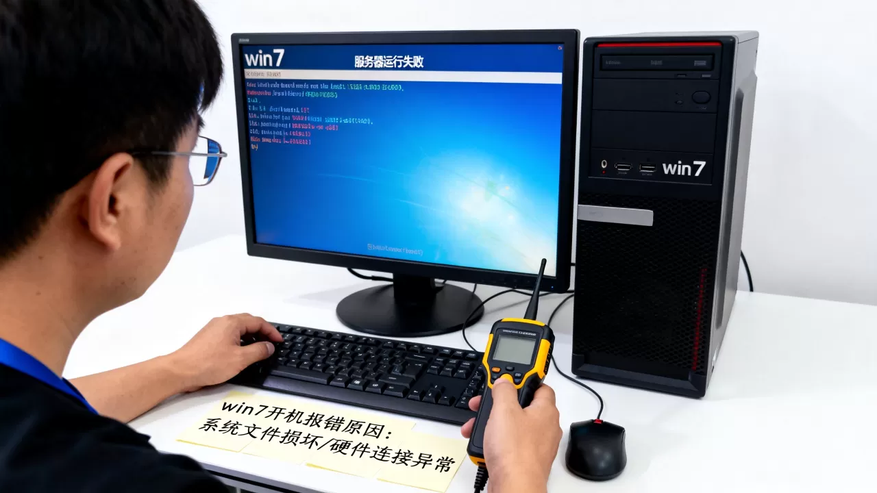 win7开机服务器运行失败怎么解决,win7系统开机报错原因有哪些? win7开机服务器运行失败怎么解决,win7系统开机报错原因有哪些?