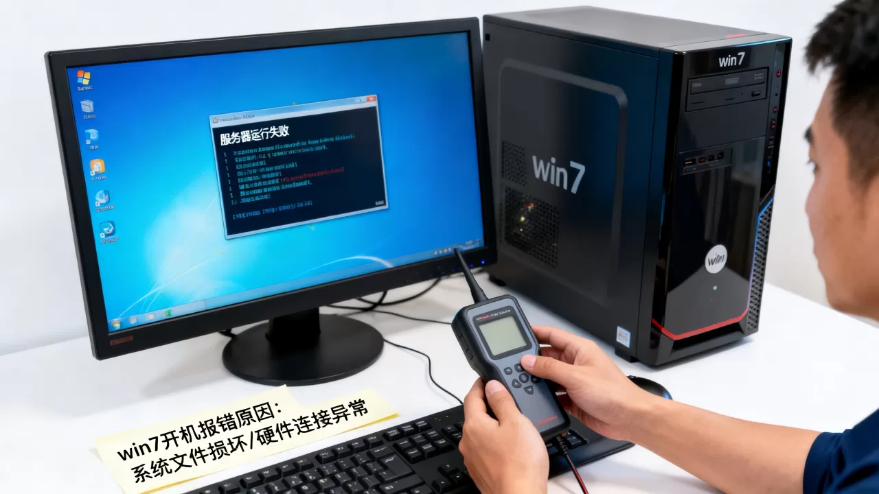 win7开机服务器运行失败怎么解决,win7系统开机报错原因有哪些? win7开机服务器运行失败怎么解决,win7系统开机报错原因有哪些?