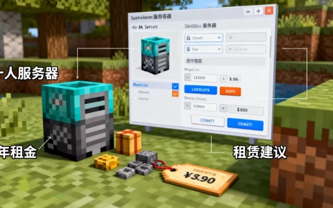 我的世界十人服务器多少钱一年，怎么租最划算？