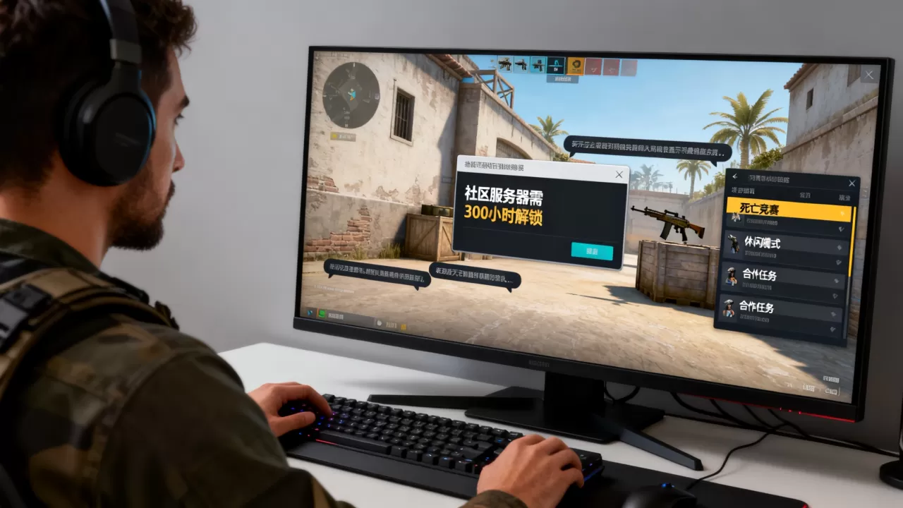 csgo社区服务器没满300小时怎么办?新手还能玩哪些模式 csgo社区服务器没满300小时怎么办?新手还能玩哪些模式