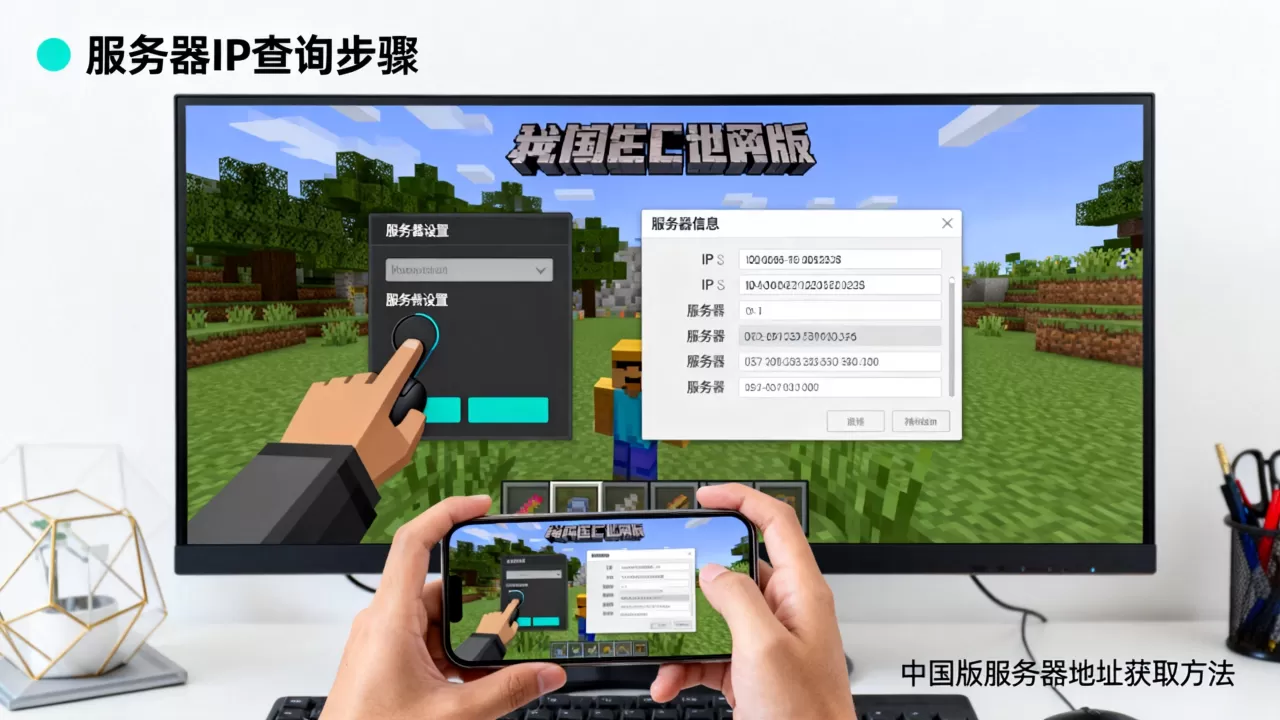 我的世界中国版服务器IP怎么看?,中国版服务器地址怎么查? 我的世界中国版服务器IP怎么看?,中国版服务器地址怎么查?