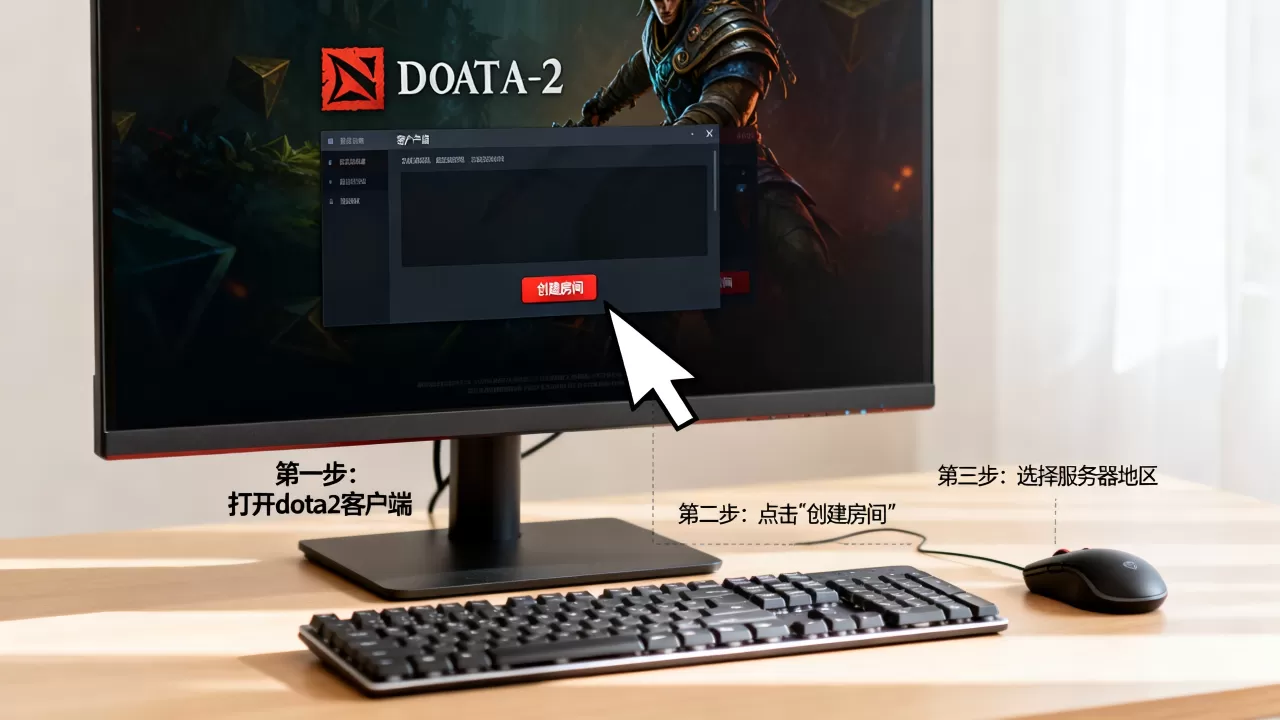 dota2建房间怎么改服务器地区?,详细操作步骤是什么 dota2建房间怎么改服务器地区?,详细操作步骤是什么