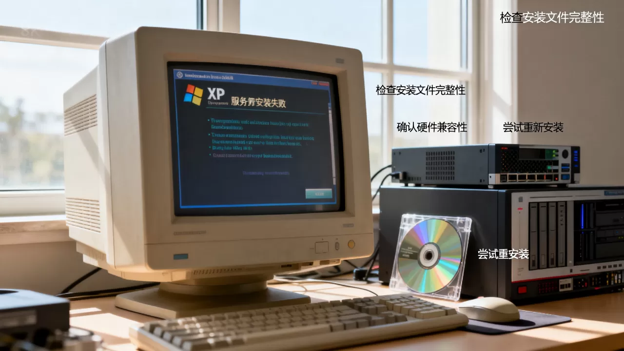 XP安装服务器失败怎么办,XP系统服务器安装失败怎么解决? XP安装服务器失败怎么办,XP系统服务器安装失败怎么解决?