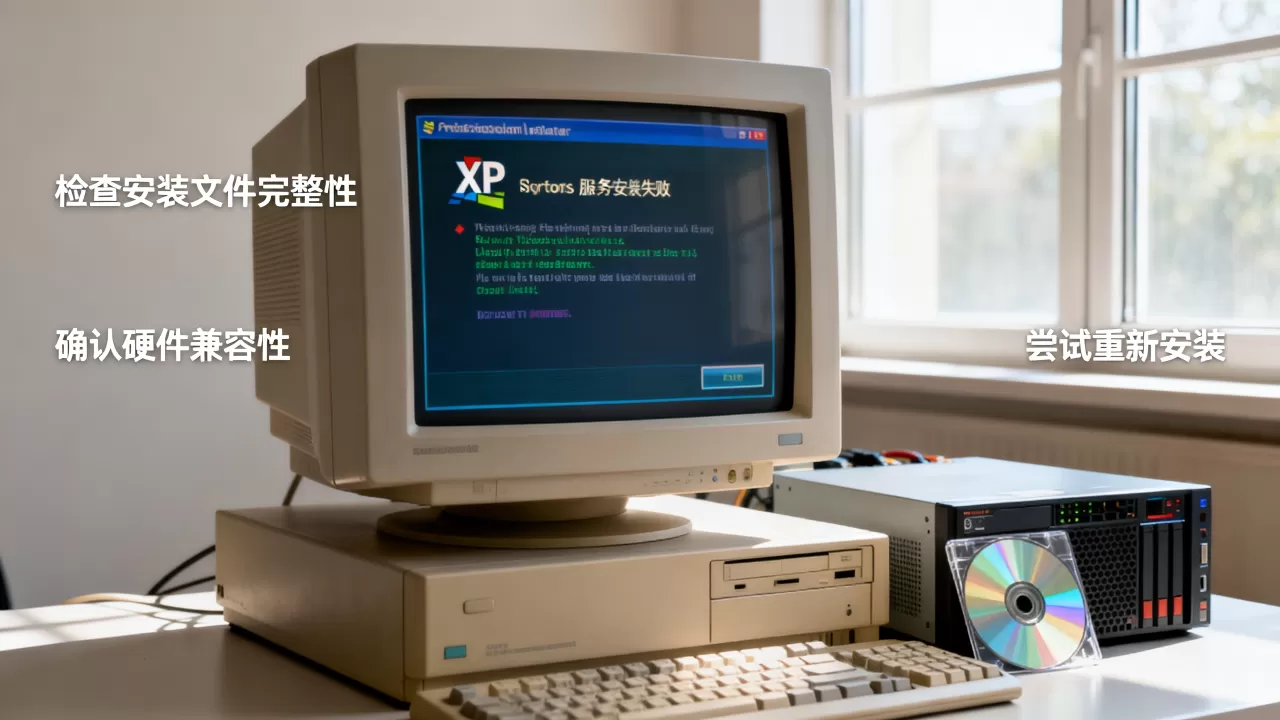 XP安装服务器失败怎么办,XP系统服务器安装失败怎么解决? XP安装服务器失败怎么办,XP系统服务器安装失败怎么解决?