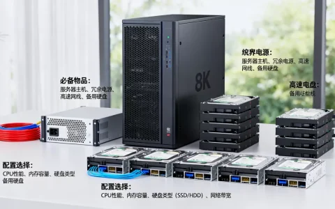 服务器应该有哪些必备物品？，如何选择服务器配置？