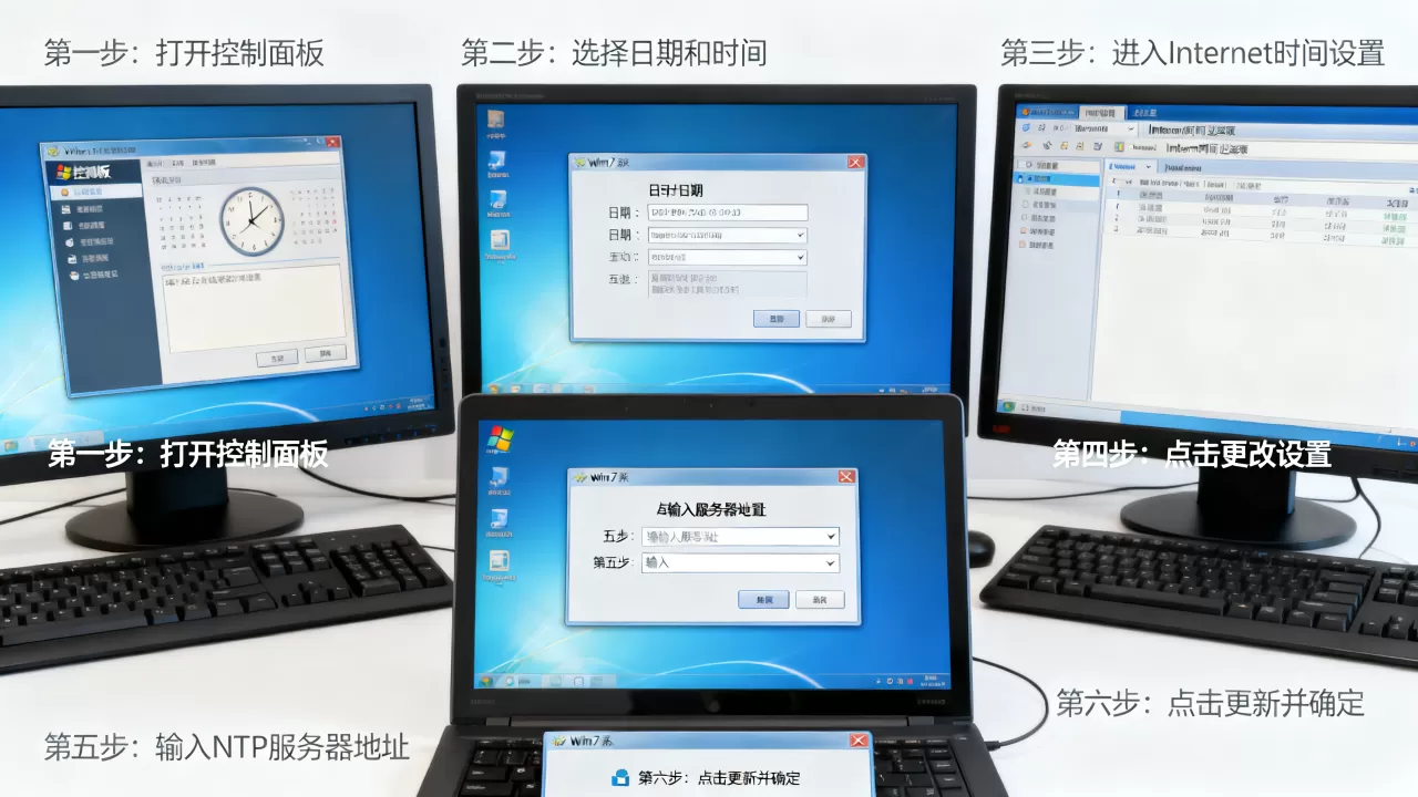 win7怎么设置NTP时间服务器地址,具体步骤是什么? win7怎么设置NTP时间服务器地址,具体步骤是什么?