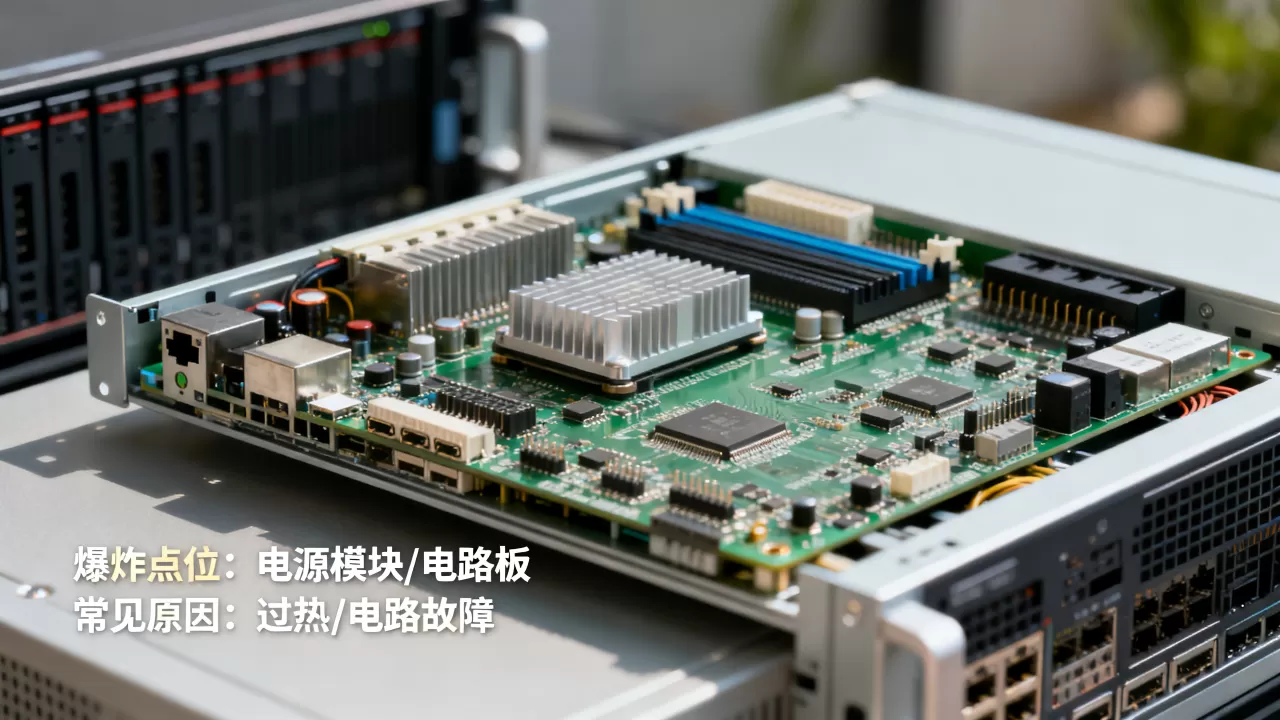 服务器爆炸点位有哪些?,常见原因是什么? 服务器爆炸点位有哪些?,常见原因是什么?