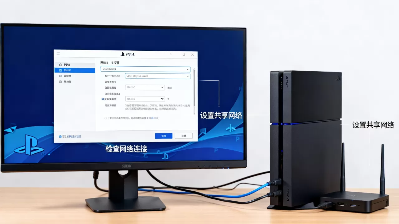 电脑如何设置才能让PS4连上服务器,怎么解决 电脑如何设置才能让PS4连上服务器,怎么解决