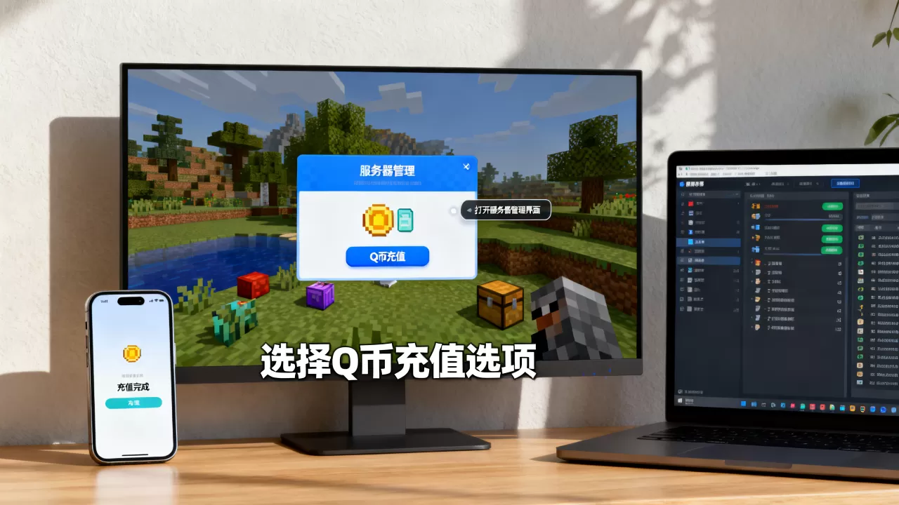 我的世界服务器怎么弄q币充值,有什么方法? 我的世界服务器怎么弄q币充值,有什么方法?