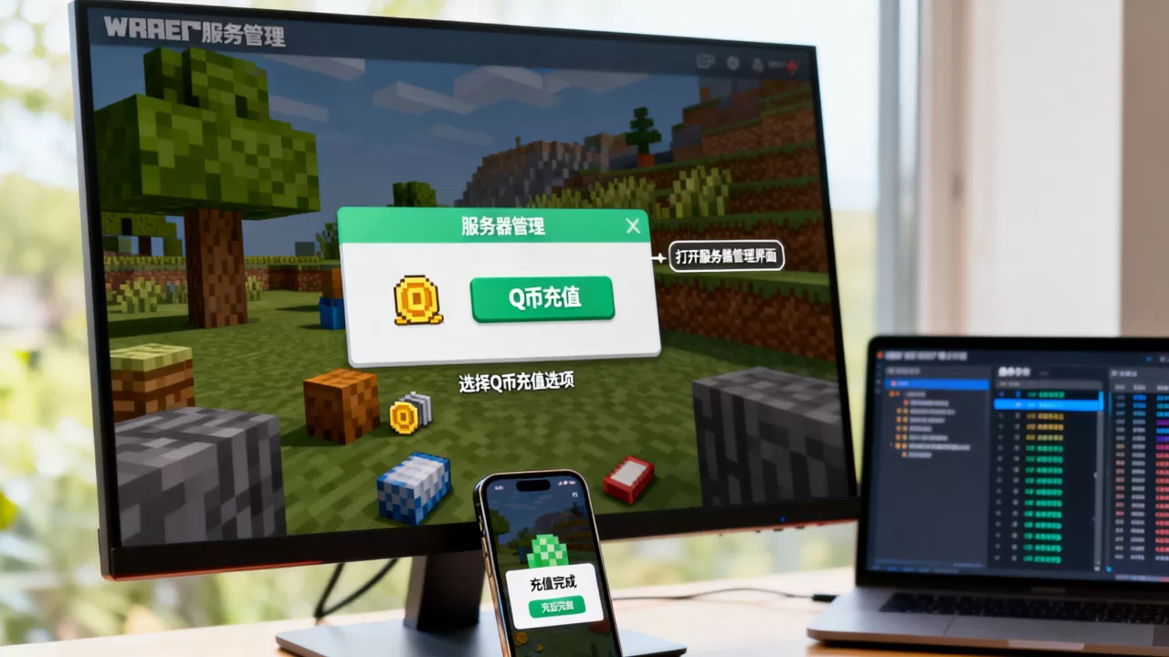 我的世界服务器怎么弄q币充值,有什么方法? 我的世界服务器怎么弄q币充值,有什么方法?