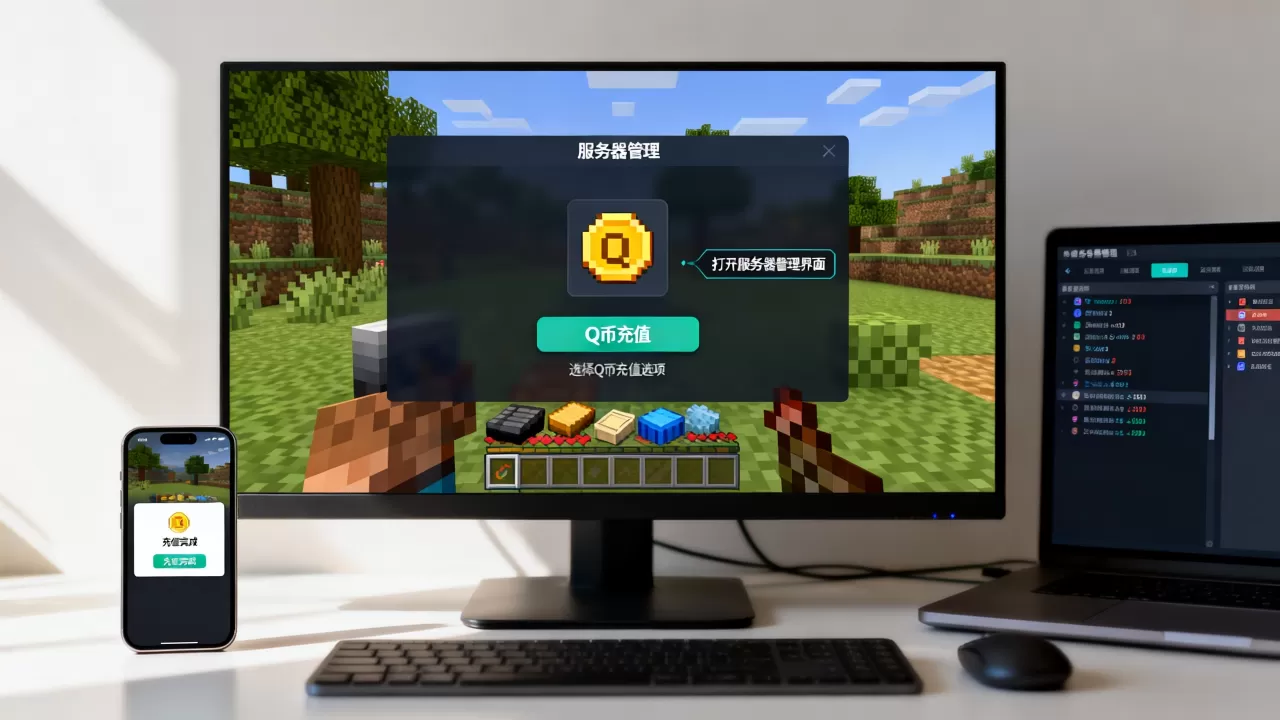 我的世界服务器怎么弄q币充值,有什么方法? 我的世界服务器怎么弄q币充值,有什么方法?