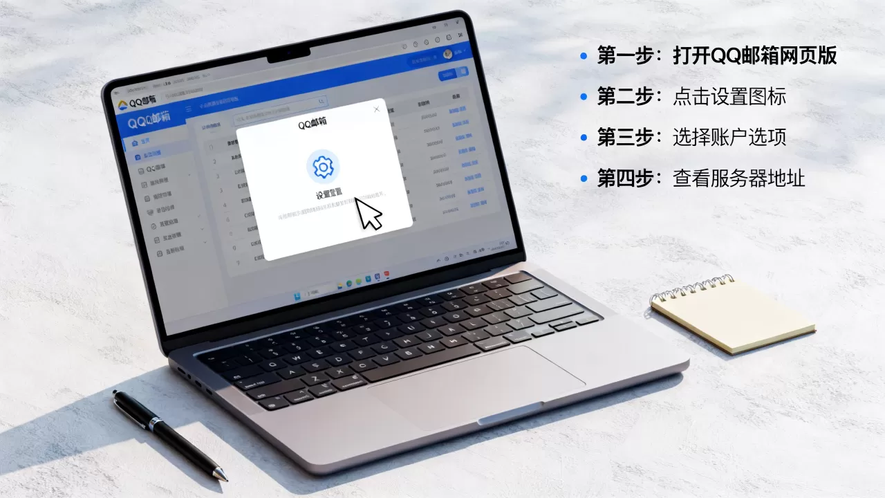 电脑上怎么查看自己的QQ邮箱服务器地址,具体步骤是什么? 电脑上怎么查看自己的QQ邮箱服务器地址,具体步骤是什么?