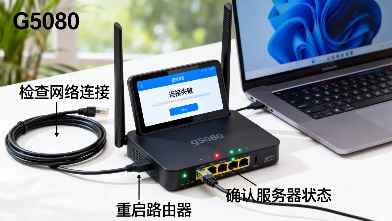 g5080为何连接不上服务器,解决方法有哪些 g5080为何连接不上服务器,解决方法有哪些